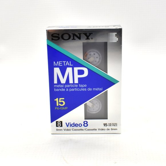 Sony Video 8mm MP P6-15MP Metal Case of 10 Sealed - Picture 3 of 5